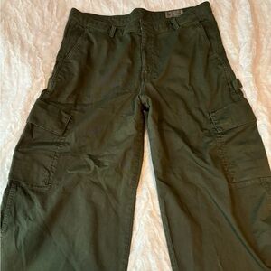 GAP Army Green Baggy Cargo Pants Size 18 Tall Long